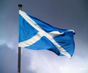 пазл Флаг Шотландии, стране Великобритания